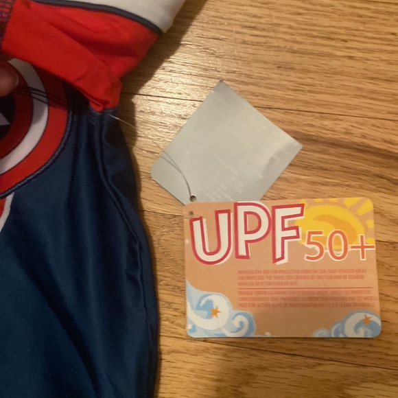 🚀NWT🚀 Disney Captain America boys swimwear sz 2T - Picture 5 of 10